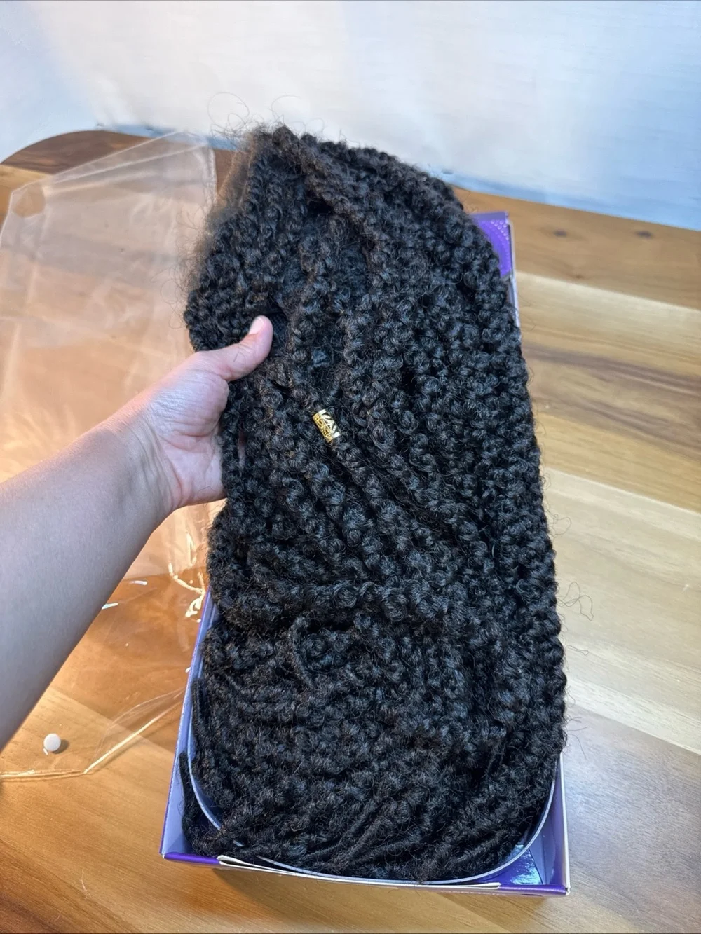 New Sensationnel Cloud 9 / 4X4 Braided Lace Wig Mermaid Box Braid 30